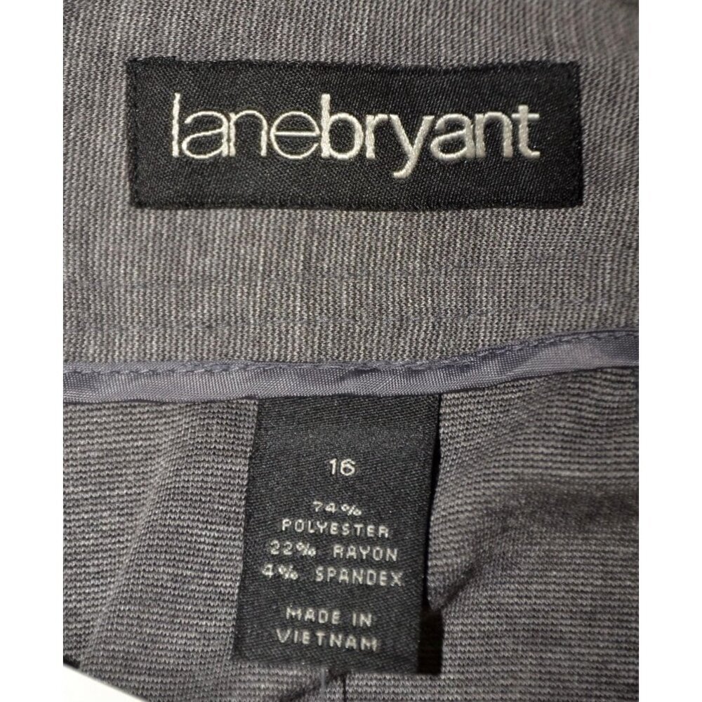 NWT Lane Bryant Ponte Knit Ladies Gray Knee Length Pencil Skirt Size 16 Career - Picture 7 of 8